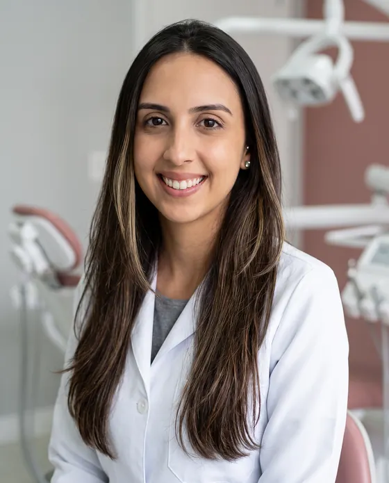 Dra. Victória Bechara no consultório